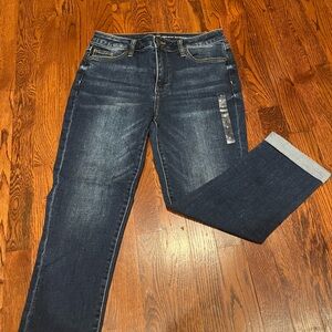 New York & Company High-Waist Boyfriend Capri Jeans